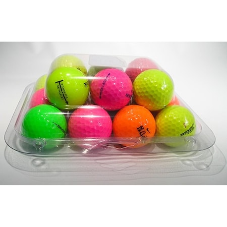 Visipak Thermoform-CLAMSHELL-#118-1-0.015-PVC-CLEAR-18 BALL EGGSHELL BOTTOM, 250PK 118-1TF